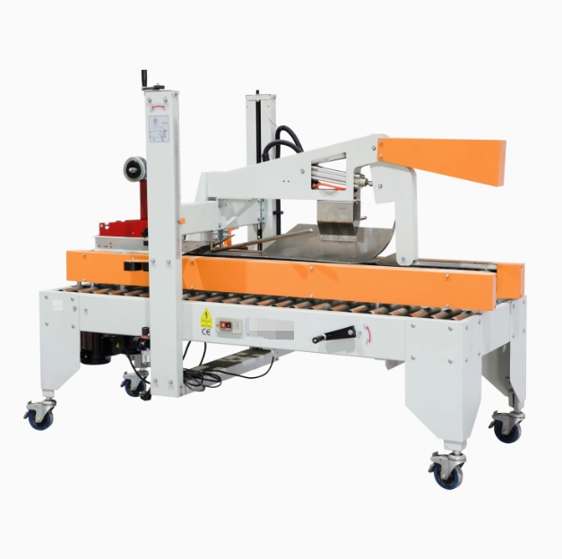 Automatic Top Bottom Tape Carton Sealer with Flap Folding